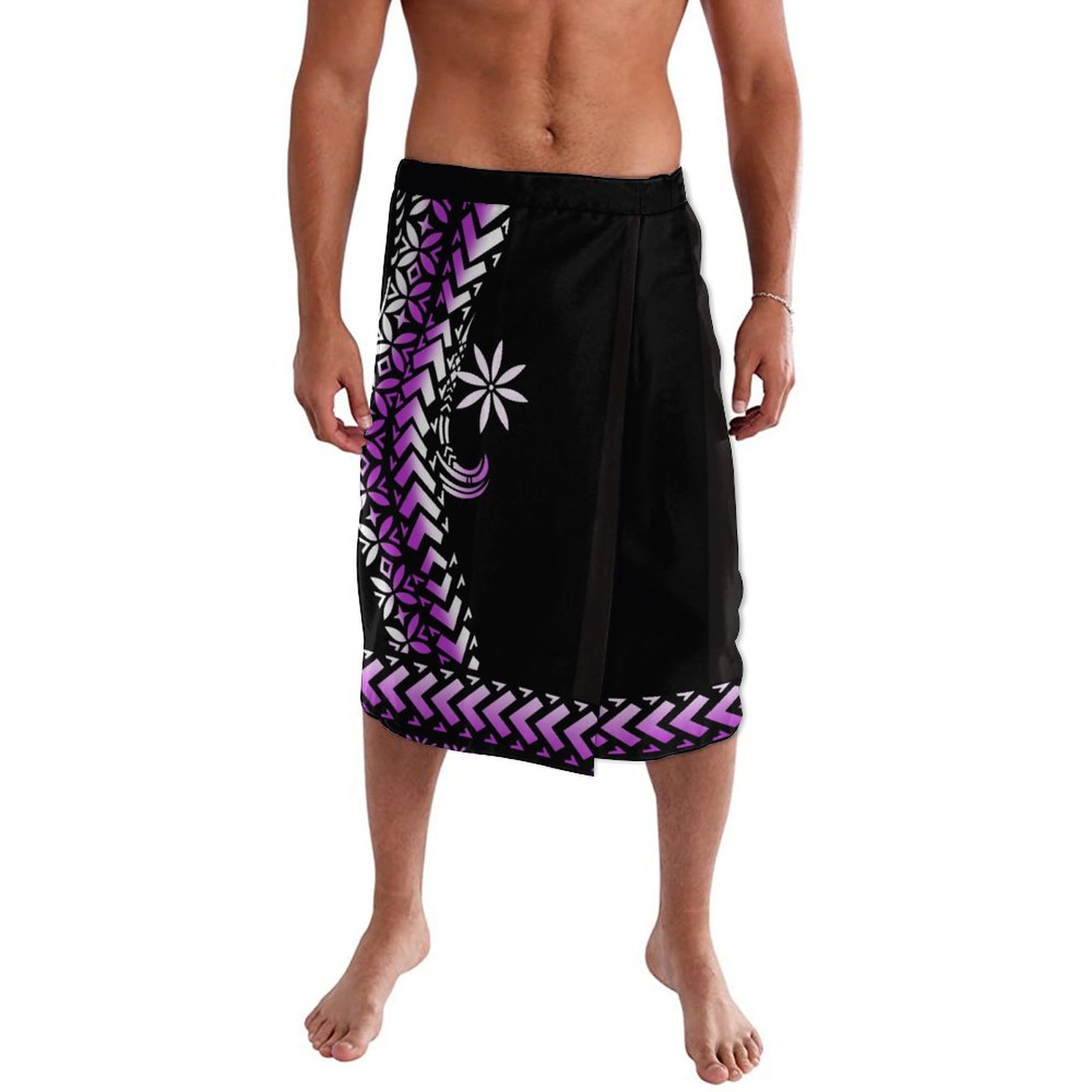 Sarong Men Wrap - Hoge Kwaliteit Polynesische Design Print Casual