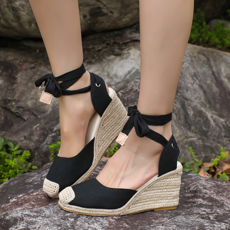 Espadrille Slip On - Wiggen Schoenen voor Vrouwen Slip op