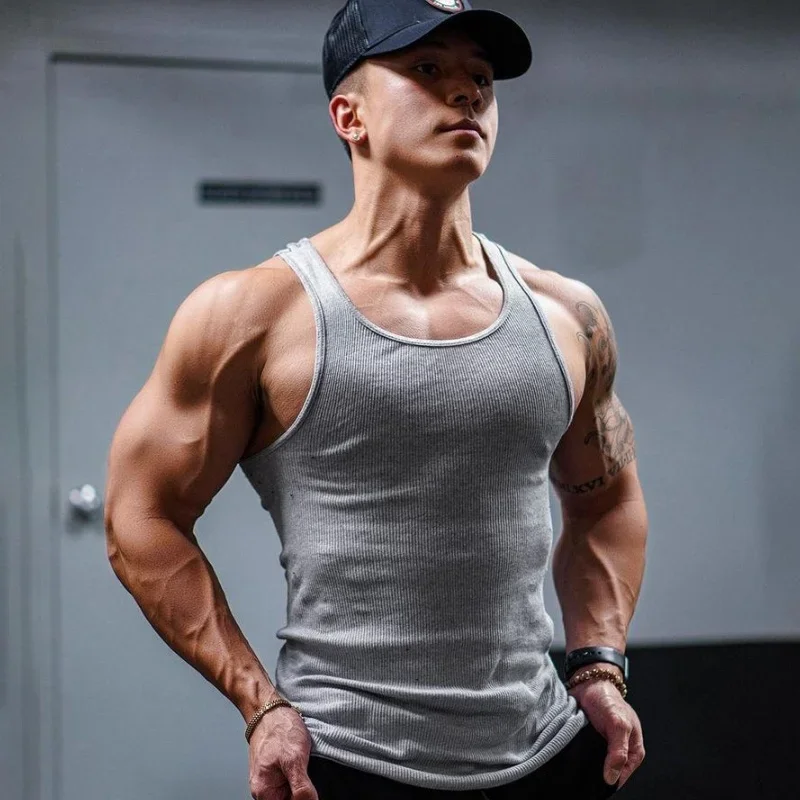 Tank Top Muscle - Zomer Heren Running Vesten Effen Fitness