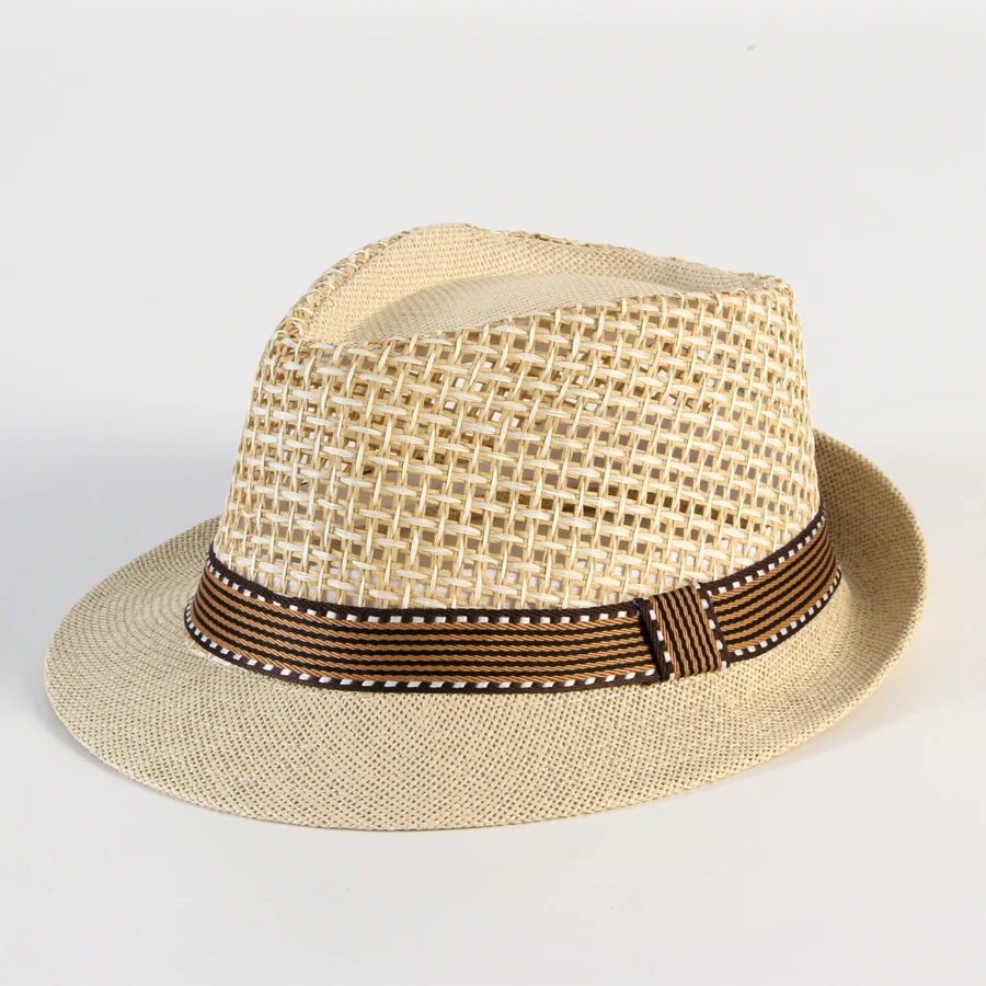 Bucket Hat Straw - Strohoeden Fedora Hoed Panama Petten Derby