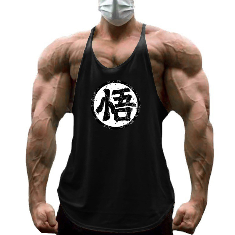 Tank Top Muscle - Gym Fitness Bodybuilding Bretels T-shirt Heren