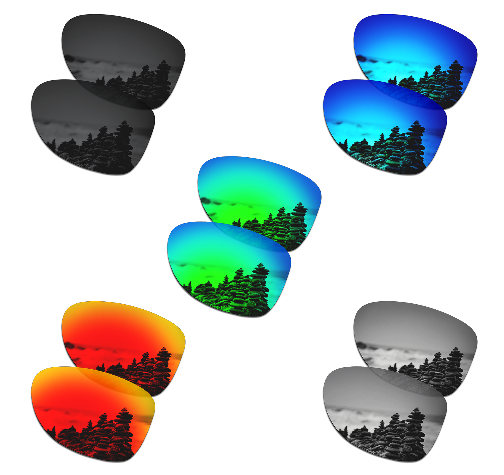 Sunglasses Aviator Polarized - SmartVLT gepolariseerde vervangende lenzen compatibel met