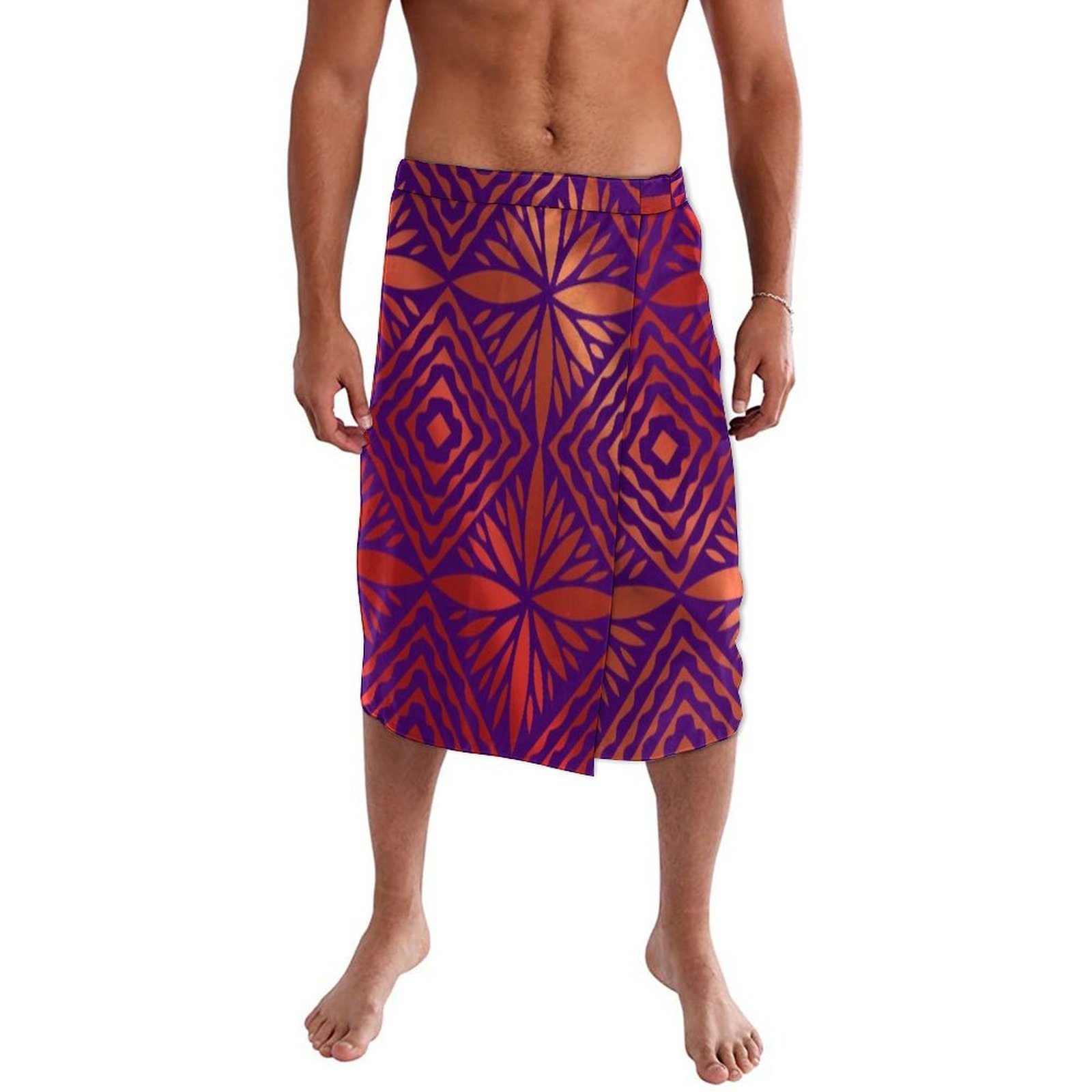 Sarong Men Wrap - Nieuwe Polynesische Samoa Fiji strandwikkelrok Hawaiiaanse