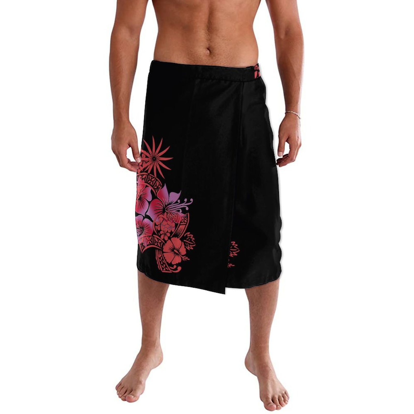 Sarong Men Wrap - Hawaiiaanse etnische stijl heren wikkeljurk Polynesische