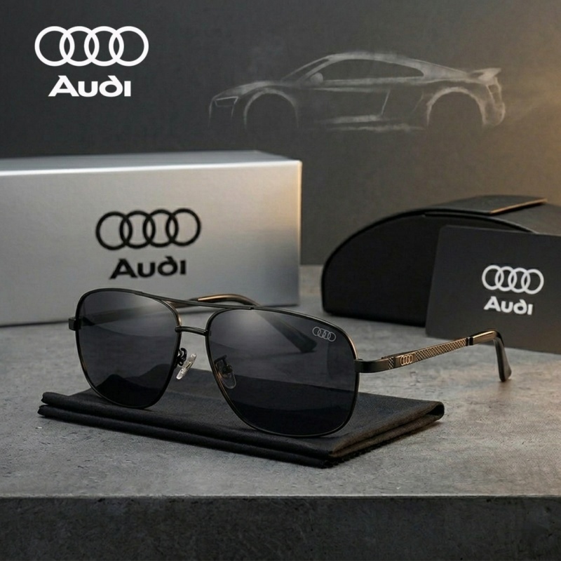 Sunglasses Aviator Polarized - Luxe AUDI-zonnebril Gepolariseerde vierkante pilotenzonnebril Zakelijk