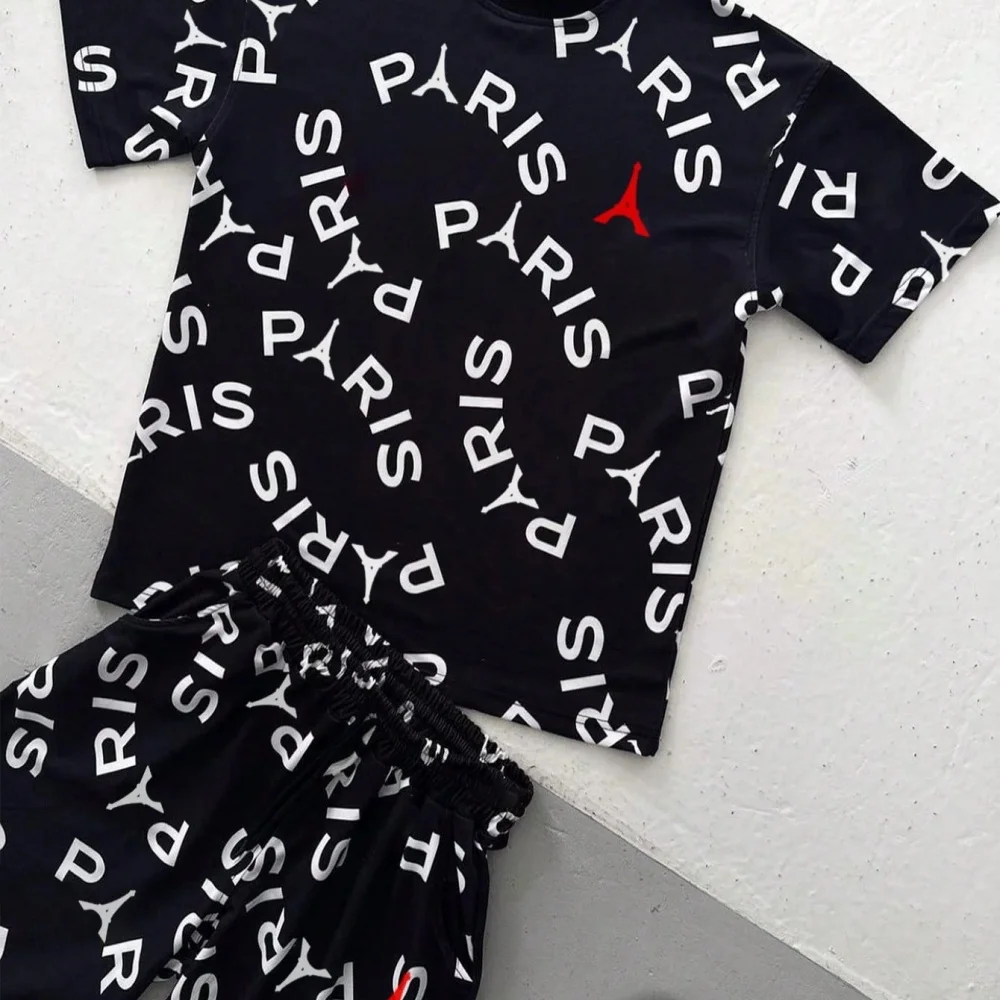 Tee Graphic Print - Heren T-shirt met ronde hals en