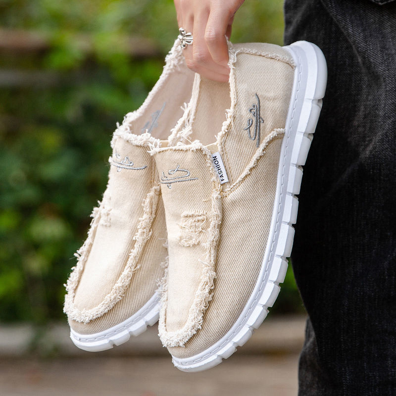 Espadrille Slip On - Canvas Schoenen Voor Heren Zomer Ademende