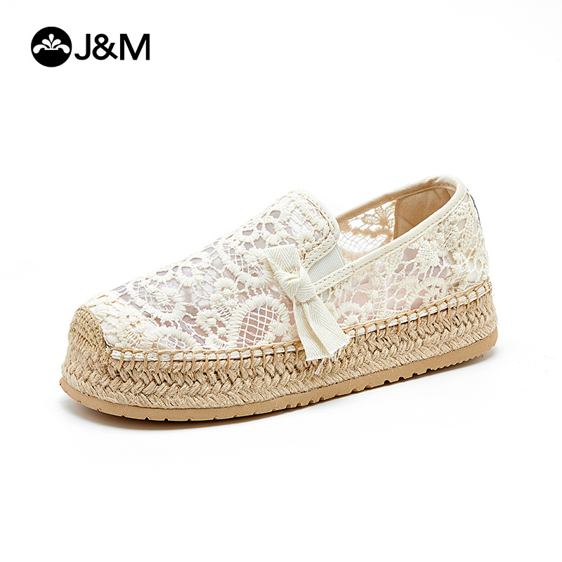 Espadrille Slip On - Joy & Mario Platform Vrouwen Loafers