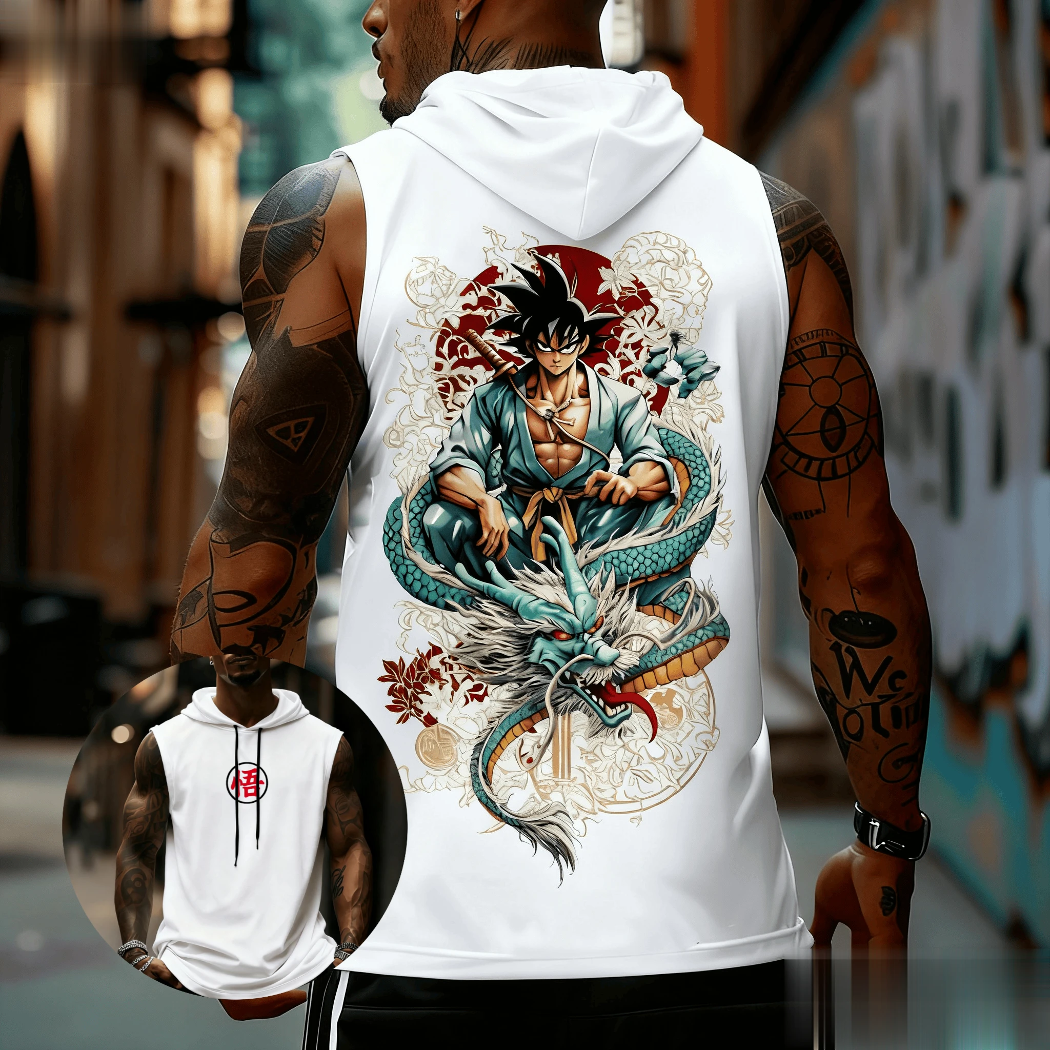 Tank Top Muscle - Dragon Ball Goku Anime Mannen Tank