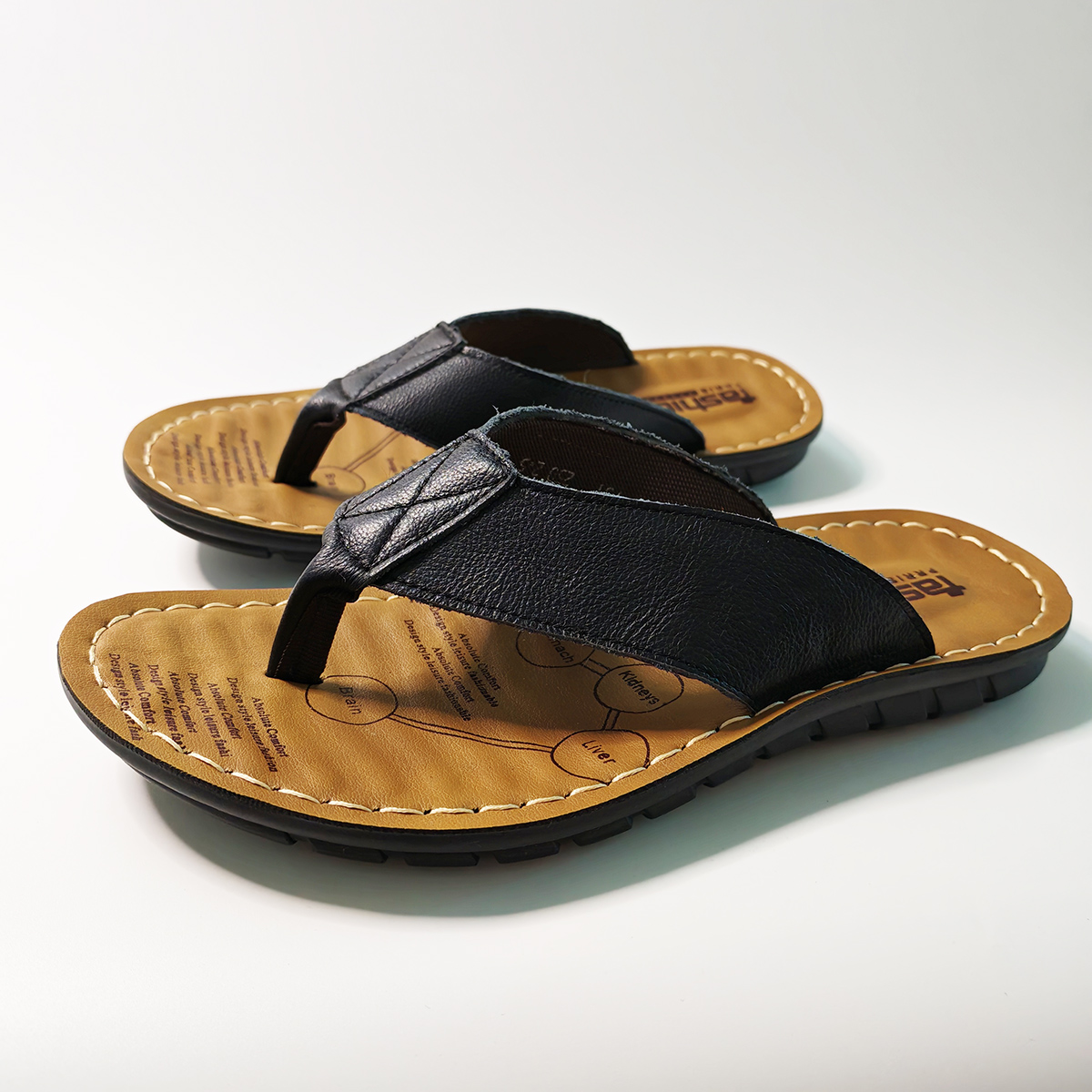 Flip Flop Leather Men - Zomerschoenen Heren Slippers Echt leer Heren