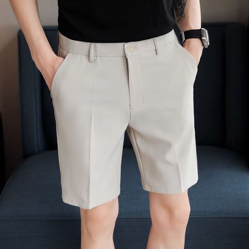 Shorts Chino Slim - Heren Slim Fit Korte Broeken Zomer