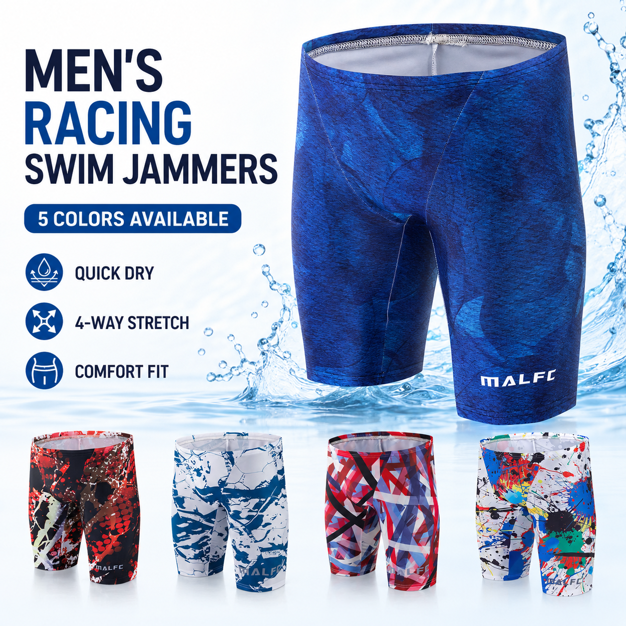 Swim Trunk Quick Dry - MALFC Zomer heren zwemjammer kort trainingszwempak