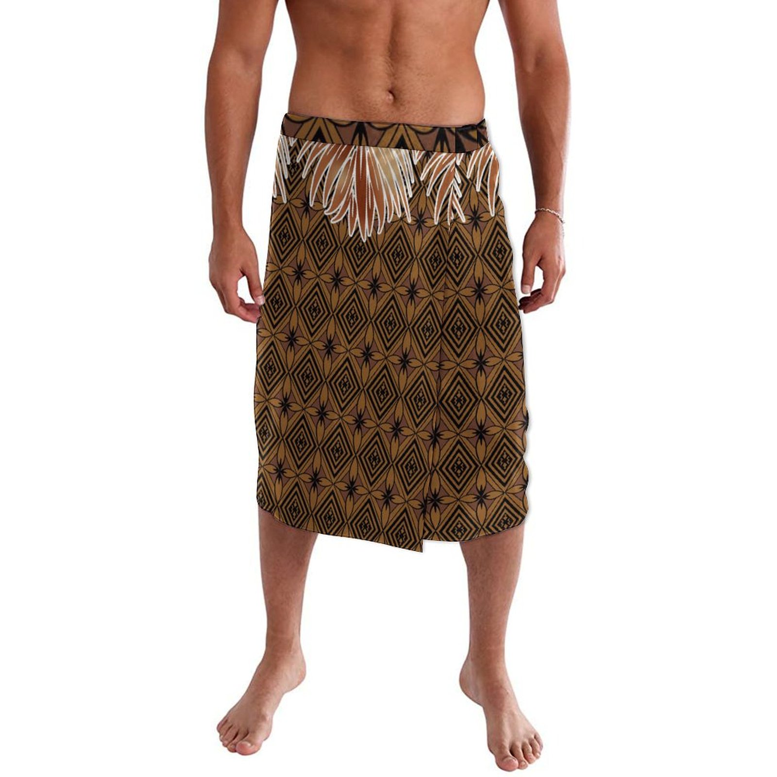 Sarong Men Wrap - Zomer Traditionele Tribale Polynesiaanse Casual Schort