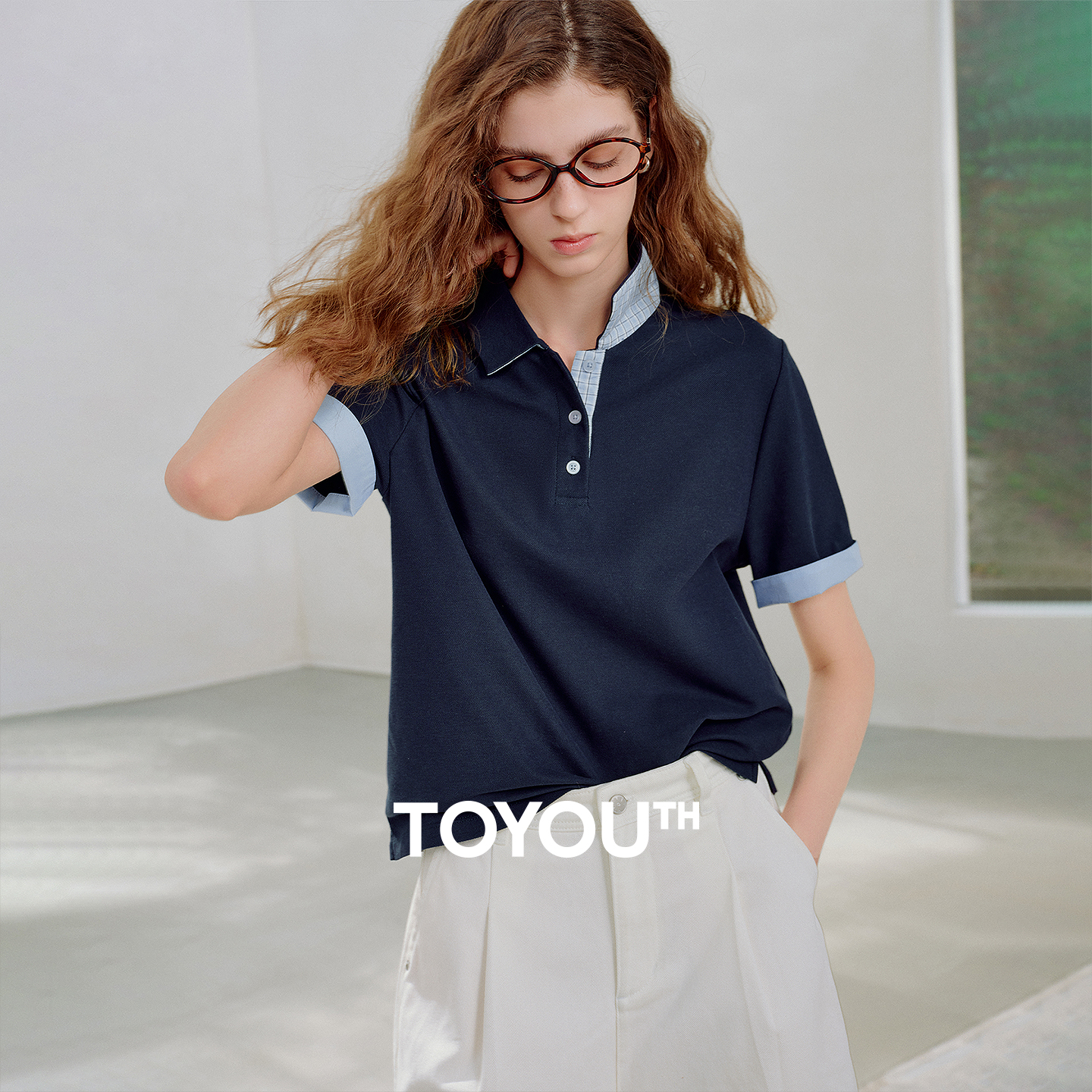 Polo Shirt Pique - TOYOUTH damespoloshirt 2026 zomer nieuwe verbeterde