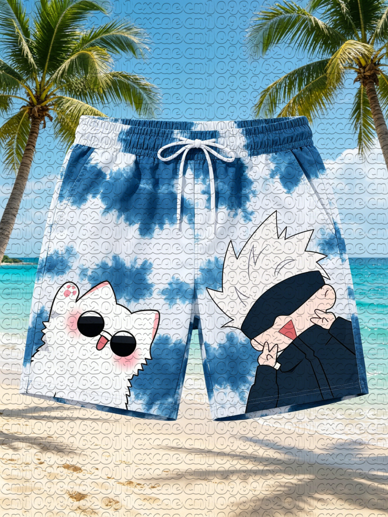 Swim Trunk Quick Dry - Zomer Nieuwe Manga Jujutsu Kaisen Schattige