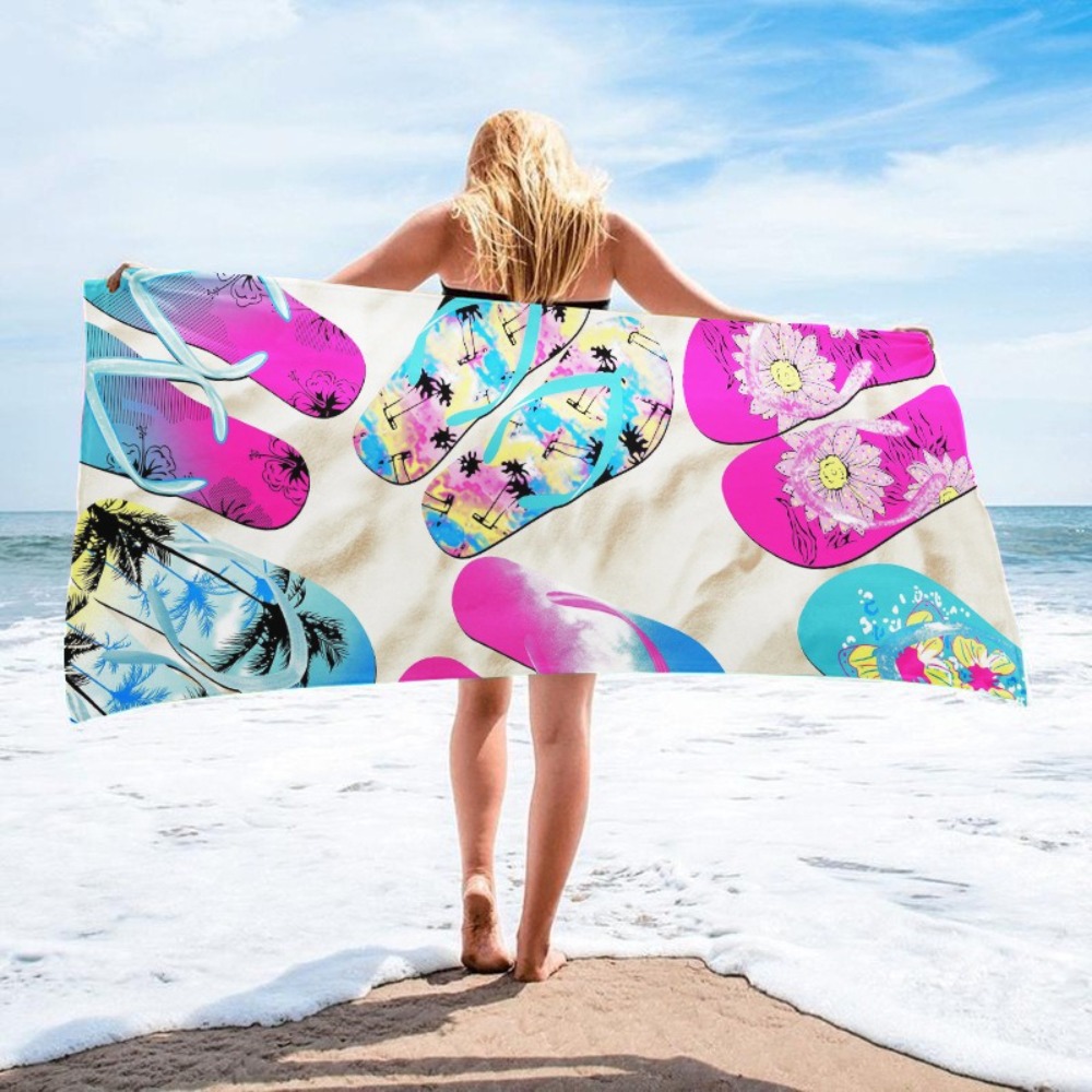 Beach Towel Large - 1PC groot formaat stranddeken microvezel badhanddoek