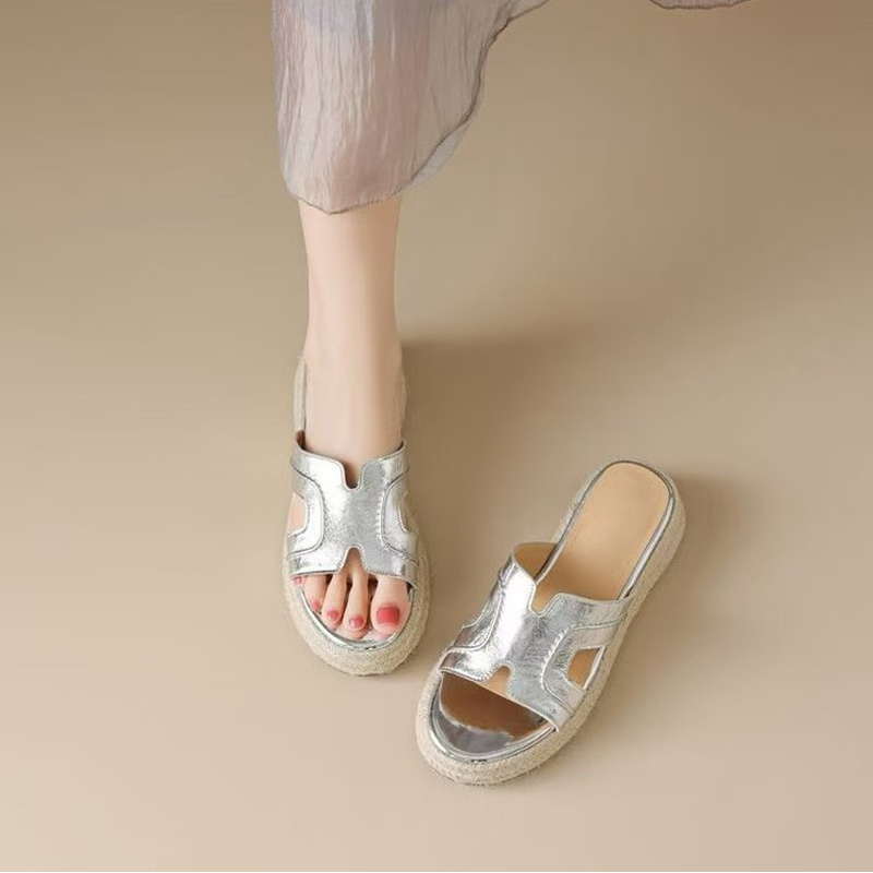 Espadrille Slip On - 2026 Nieuwe Dames Espadrilles Mules Platform