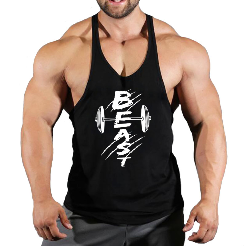 Tank Top Muscle - Zomer Merk Fitness Tank Top Mannen