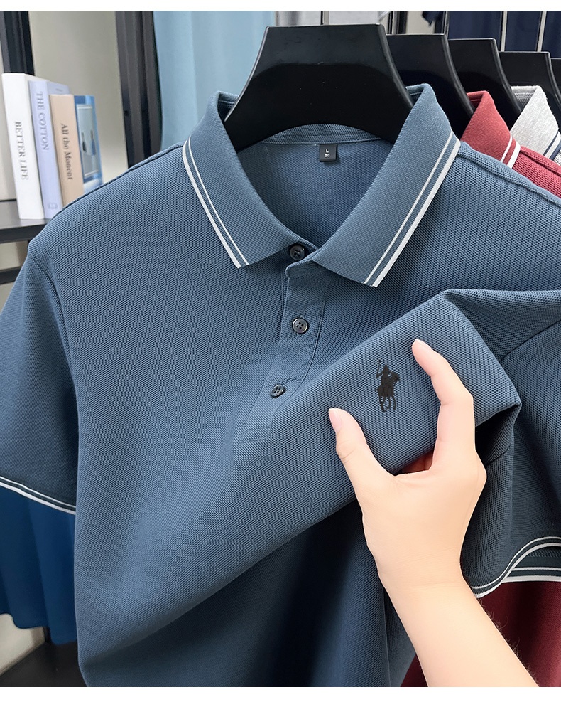 Zomerpolo met gestreepte kraag - Polo Shirt Pique recensie en prijs