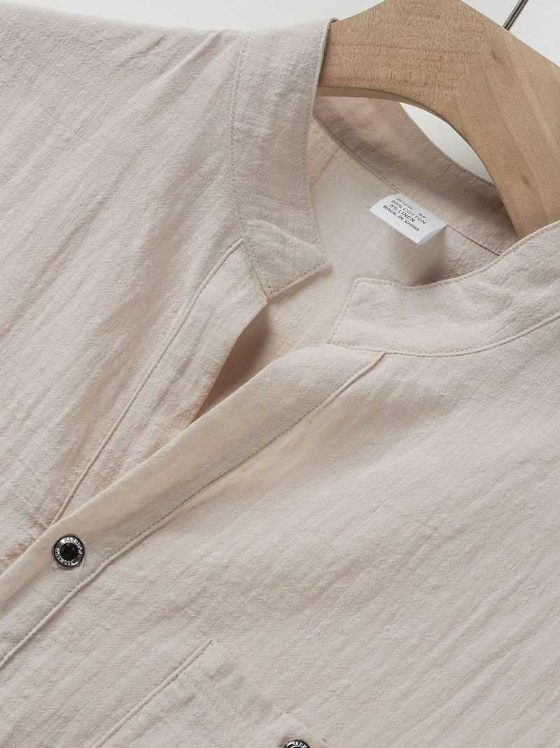 Heren katoenen linnen henley s - Linen Shirt Breathable recensie en prijs