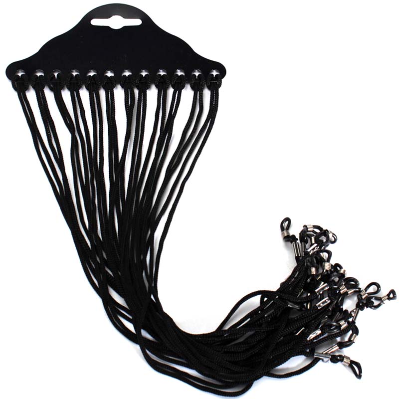 Hot Sale 12 stks/set Zwart Nyl - Sunglass Retainer Cord recensie en prijs