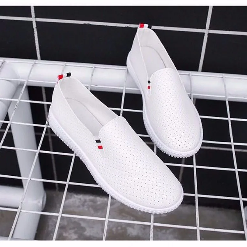 Dames Sneakers Witte Flats Uit - Espadrille Slip On recensie en prijs