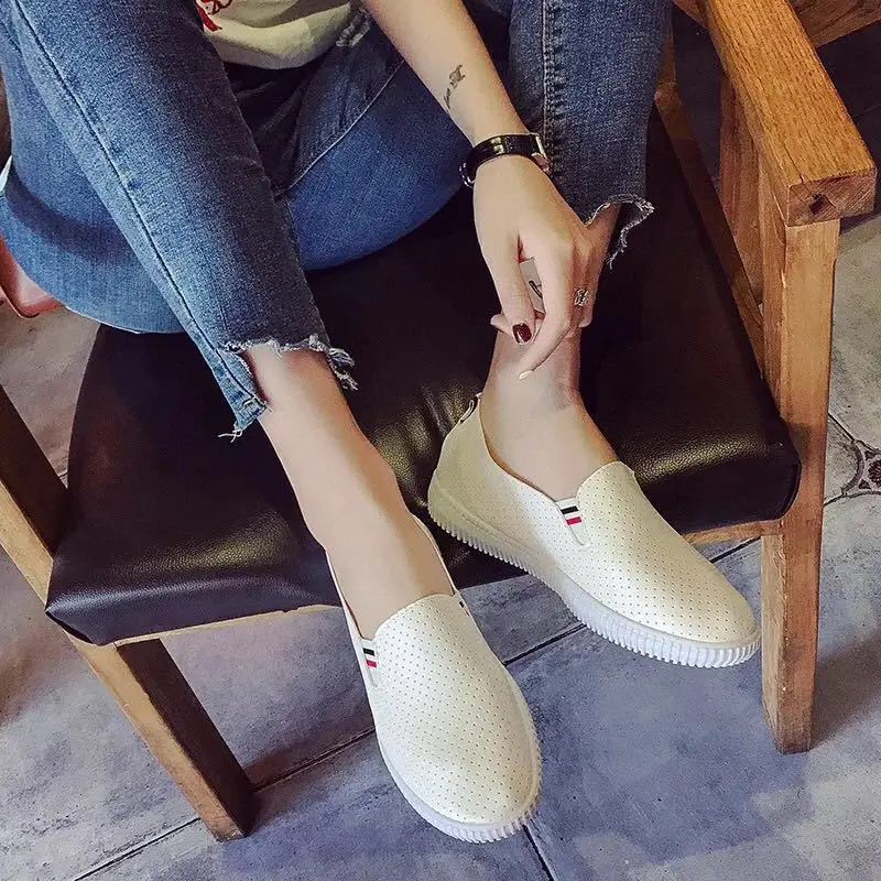 Dames Sneakers Witte Flats Uit - Espadrille Slip On recensie en prijs