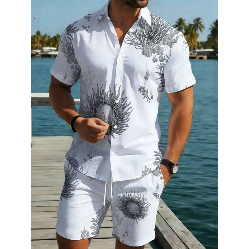 Heren Hawaiiaans overhemd & sh - Resort Shirt Floral recensie en prijs