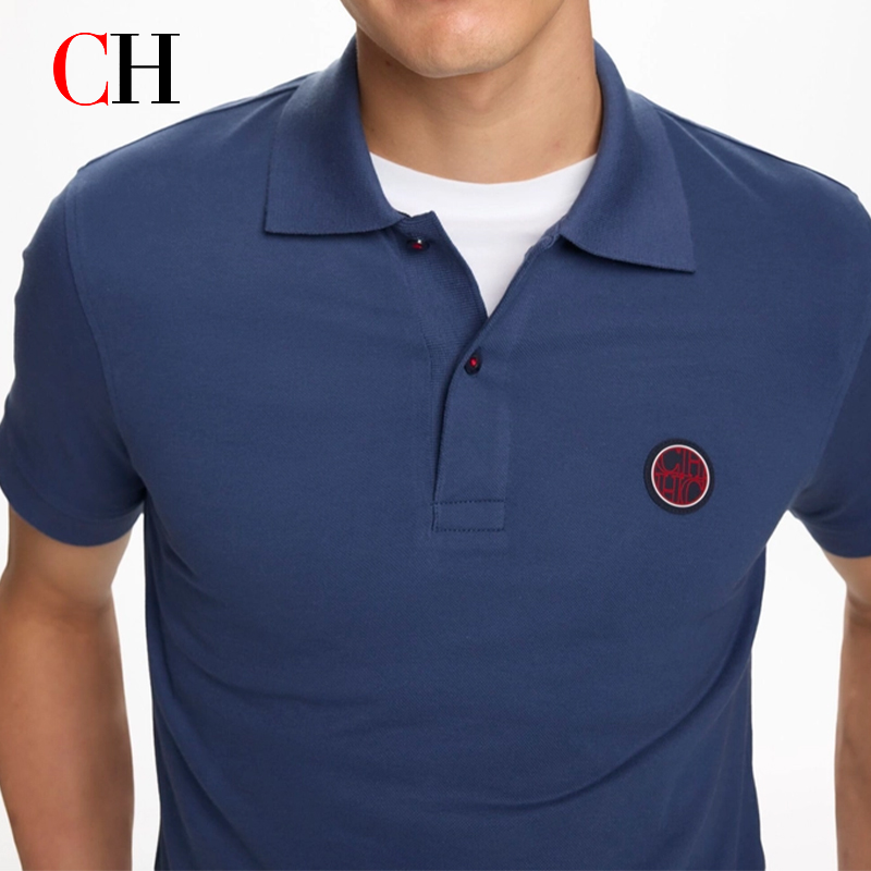 CH Red Accent Circulaire rubbe - Polo Shirt Pique recensie en prijs
