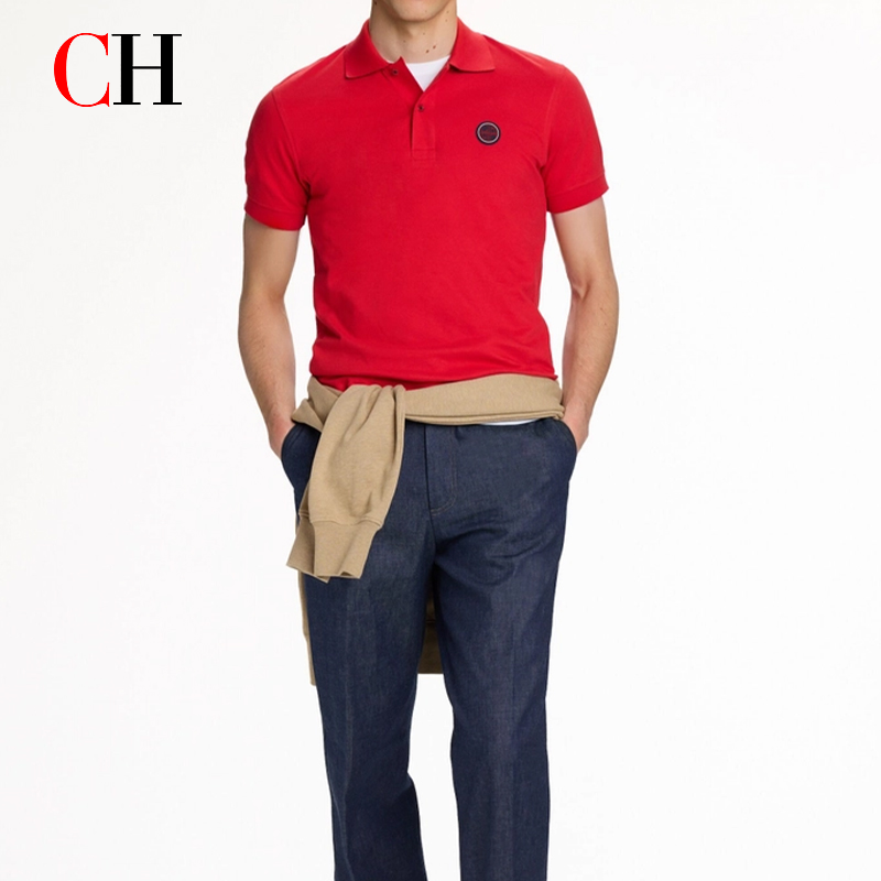 CH Red Accent Circulaire rubbe - Polo Shirt Pique recensie en prijs