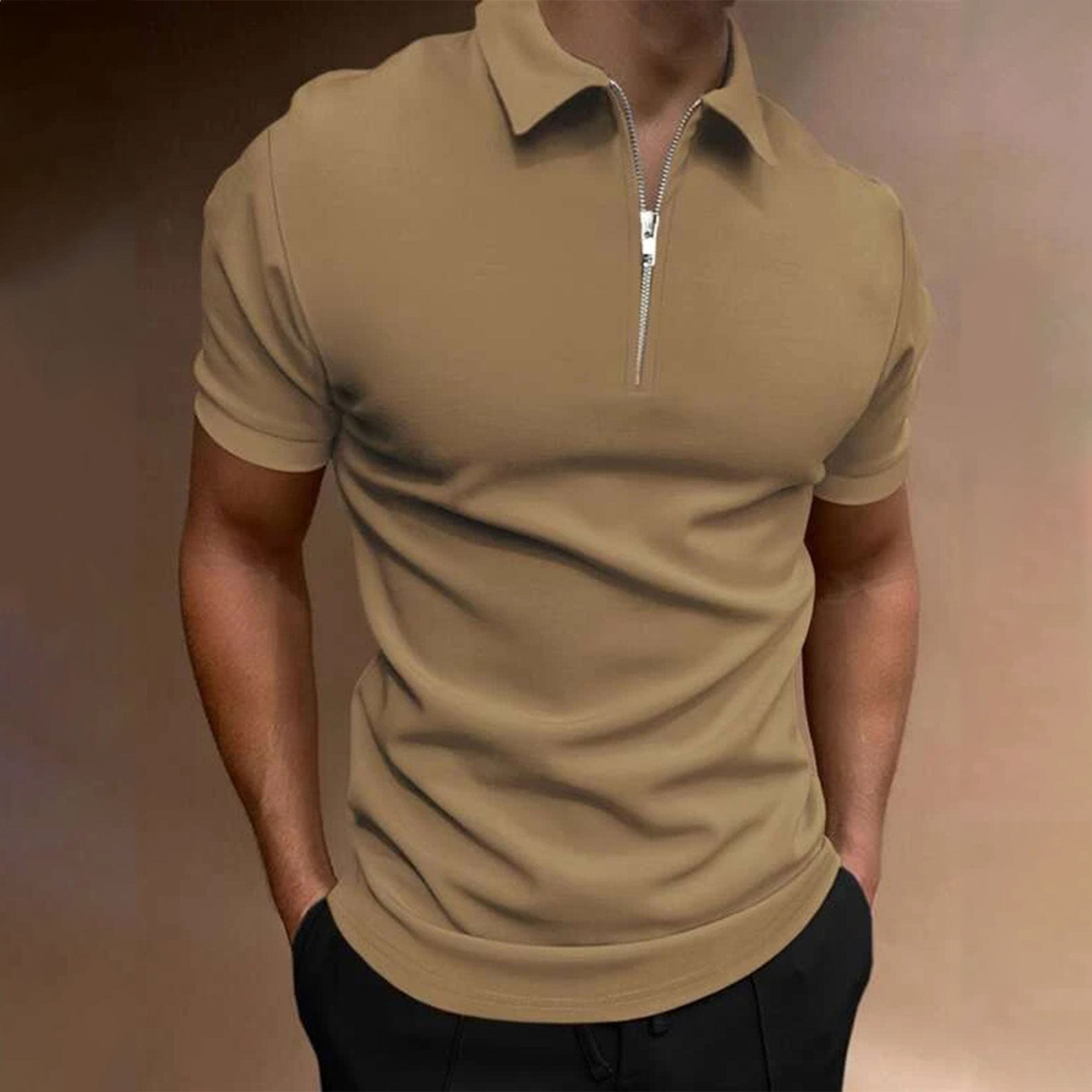 Zomer heren effen kleur polosh - Polo Shirt Pique recensie en prijs