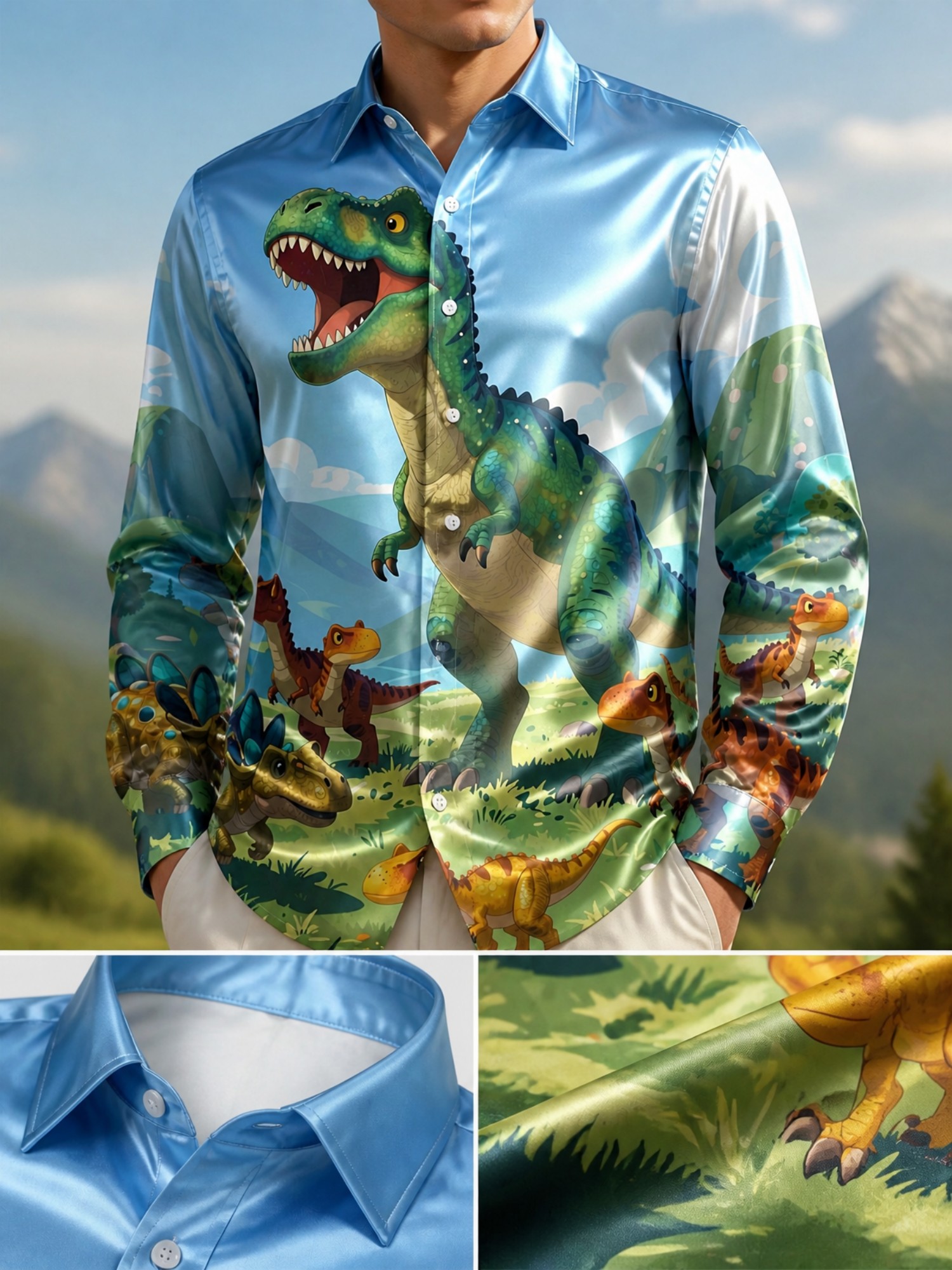 Herenmode satijnen overhemd me - Resort Shirt Floral recensie en prijs