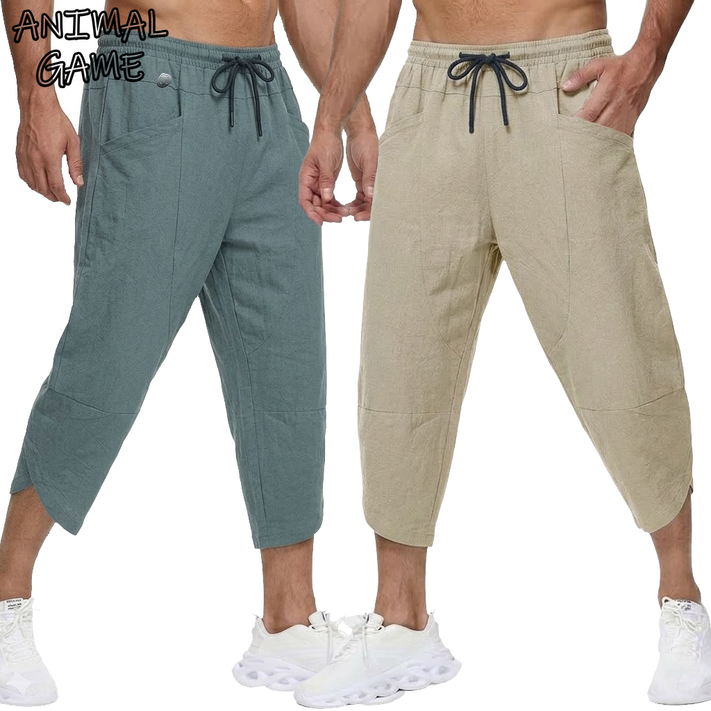 Zomer heren linnen casual kort - Short Linen Drawstring recensie en prijs