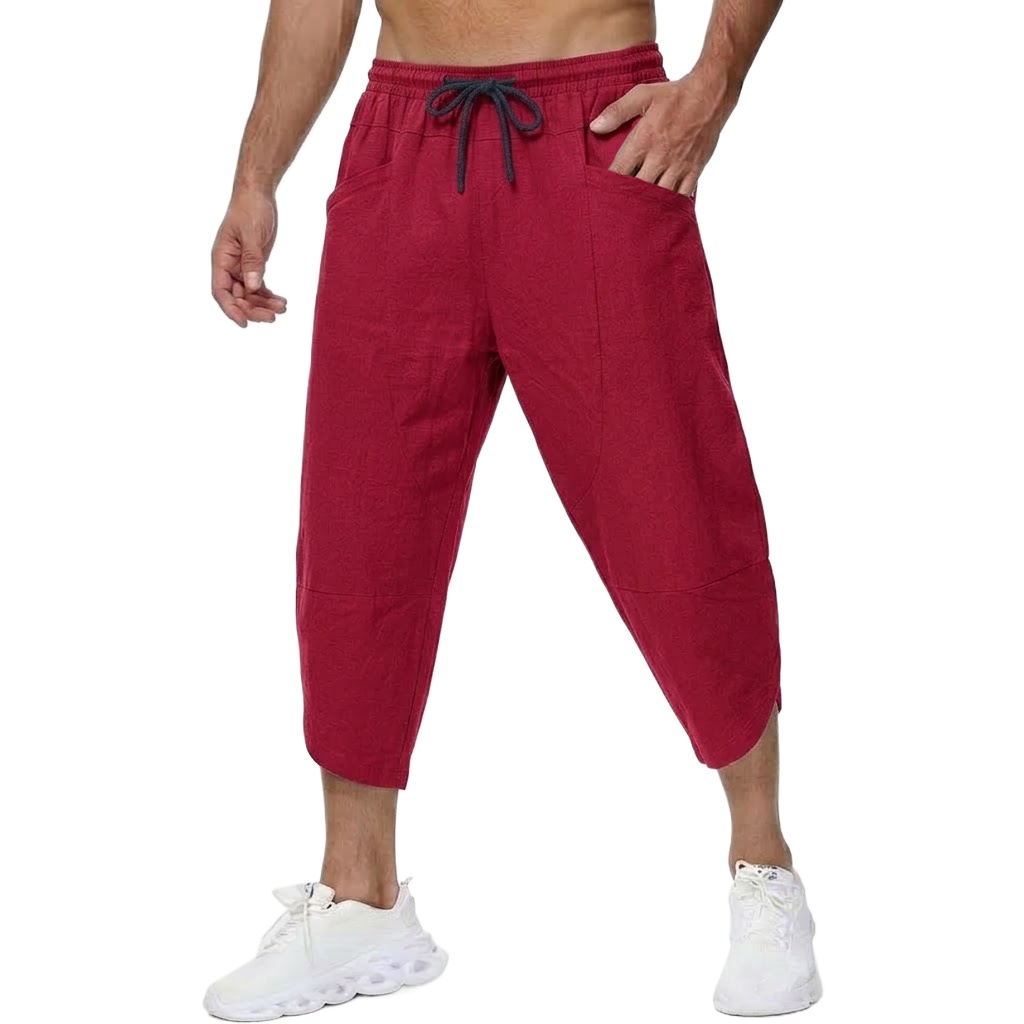 Zomer heren linnen casual kort - Short Linen Drawstring recensie en prijs
