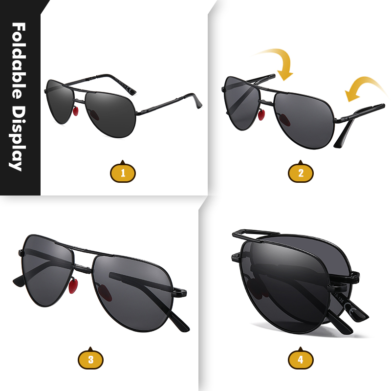 CoolPandas Mode Opvouwbare Zon - Sunglasses Aviator Polarized recensie en prijs