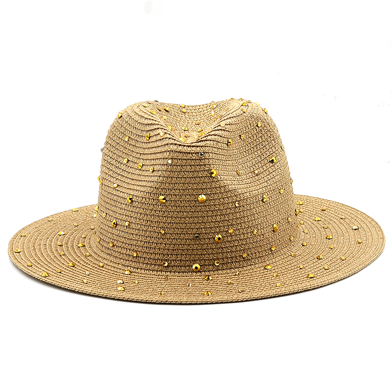 Luxe Diamant Panama Zachte Vor - Bucket Hat Straw recensie en prijs