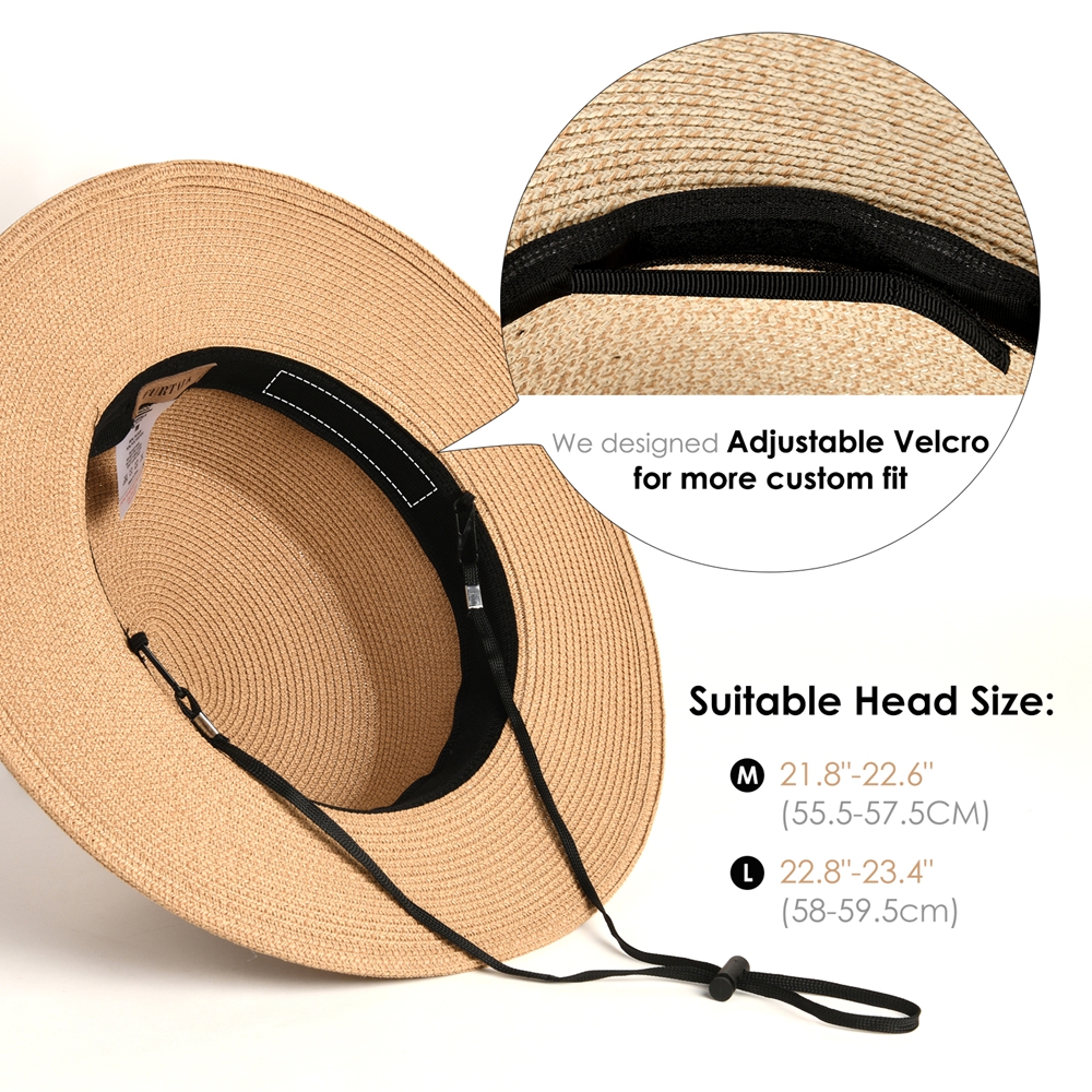 Unisex platte boord zonnehoed  - Bucket Hat Straw recensie en prijs