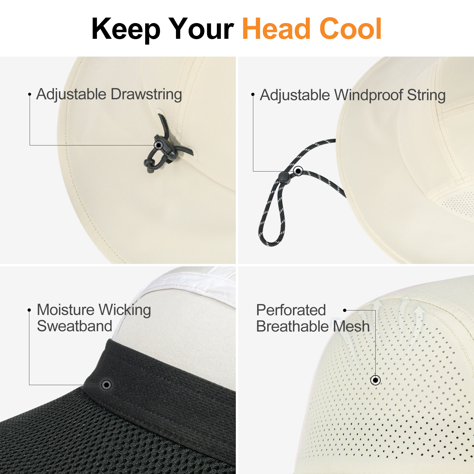 FEINION Lichtgewicht zonnehoed - Packable Hat Nylon recensie en prijs