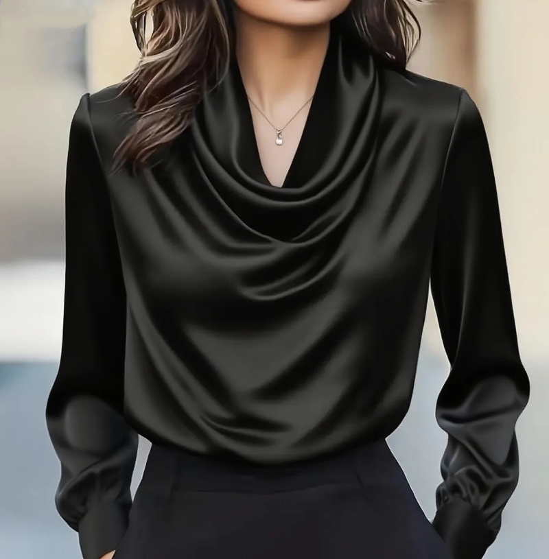 Herfstmode elegant temperament - Shirt Camp Collar recensie en prijs