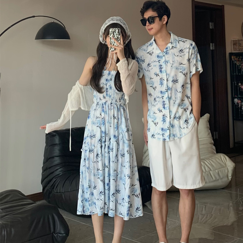 Resortpaar Kijkt Ouders En Kin - Resort Shirt Floral recensie en prijs