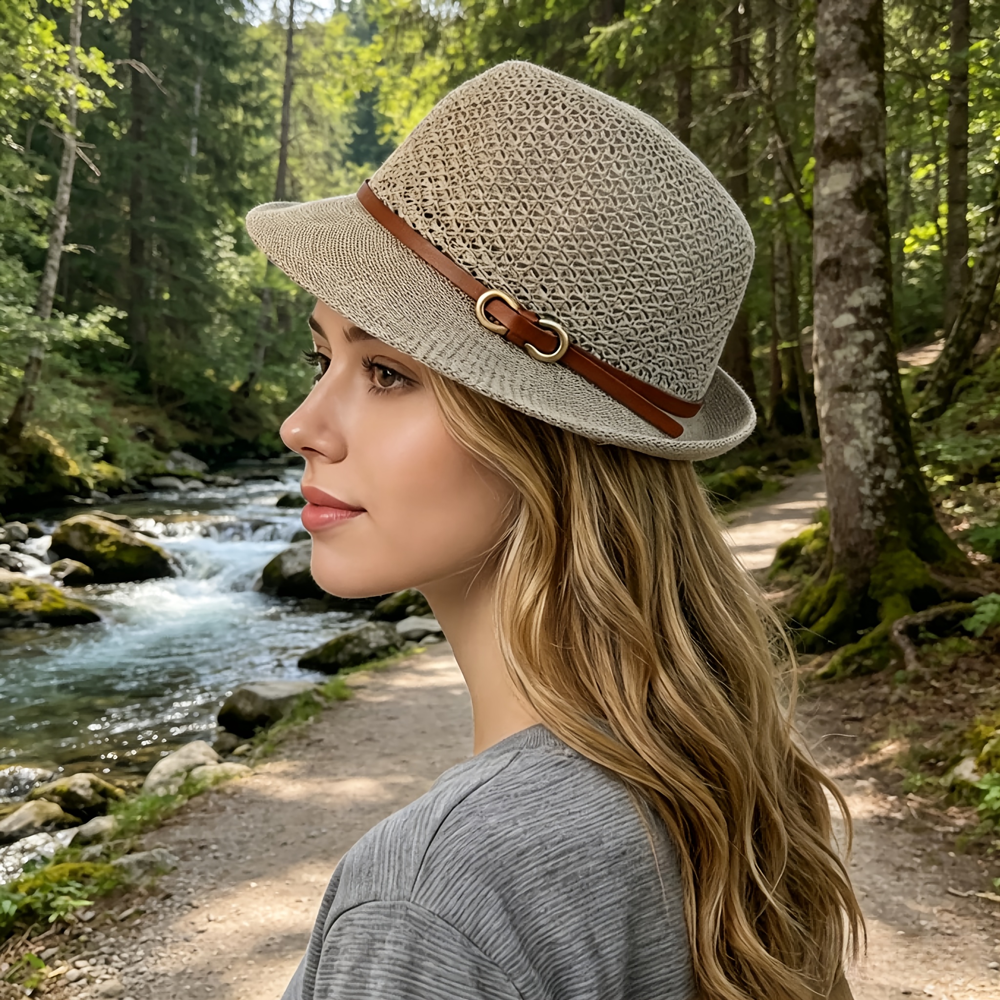 Elegante dames strandhoed van  - Bucket Hat Straw recensie en prijs
