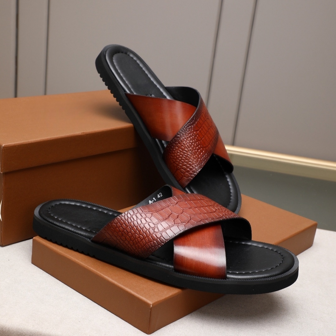 Luxe merk herenschoenen Handge - Flip Flop Leather Men recensie en prijs