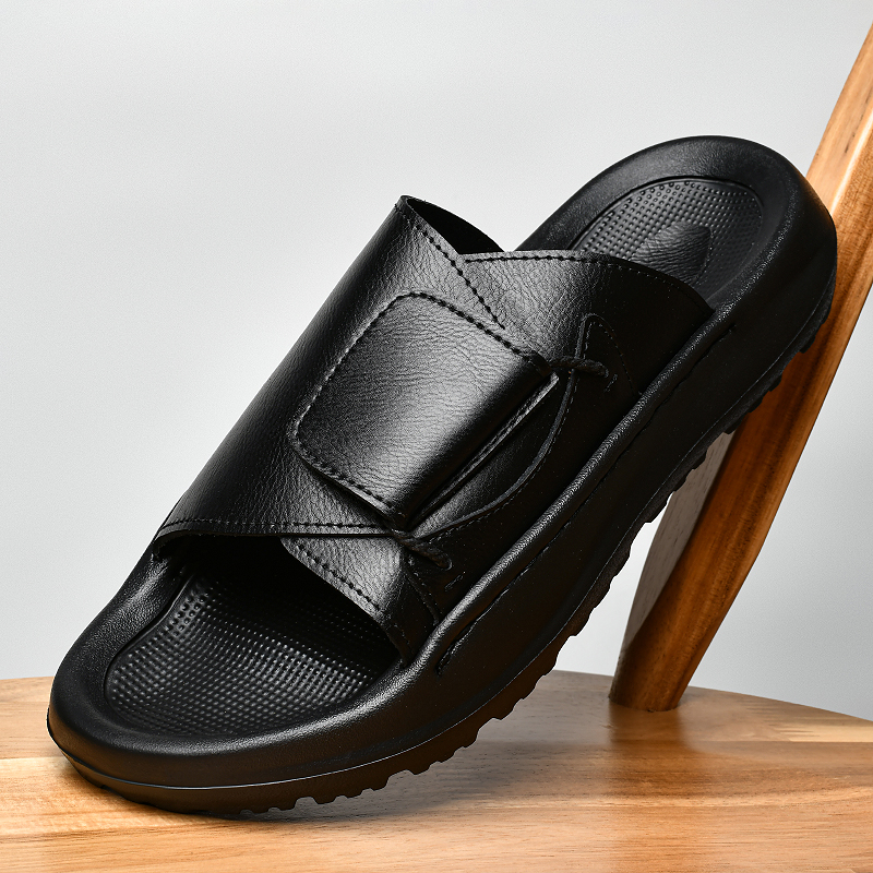 Leren herenpantoffels Slides C - Flip Flop Leather Men recensie en prijs