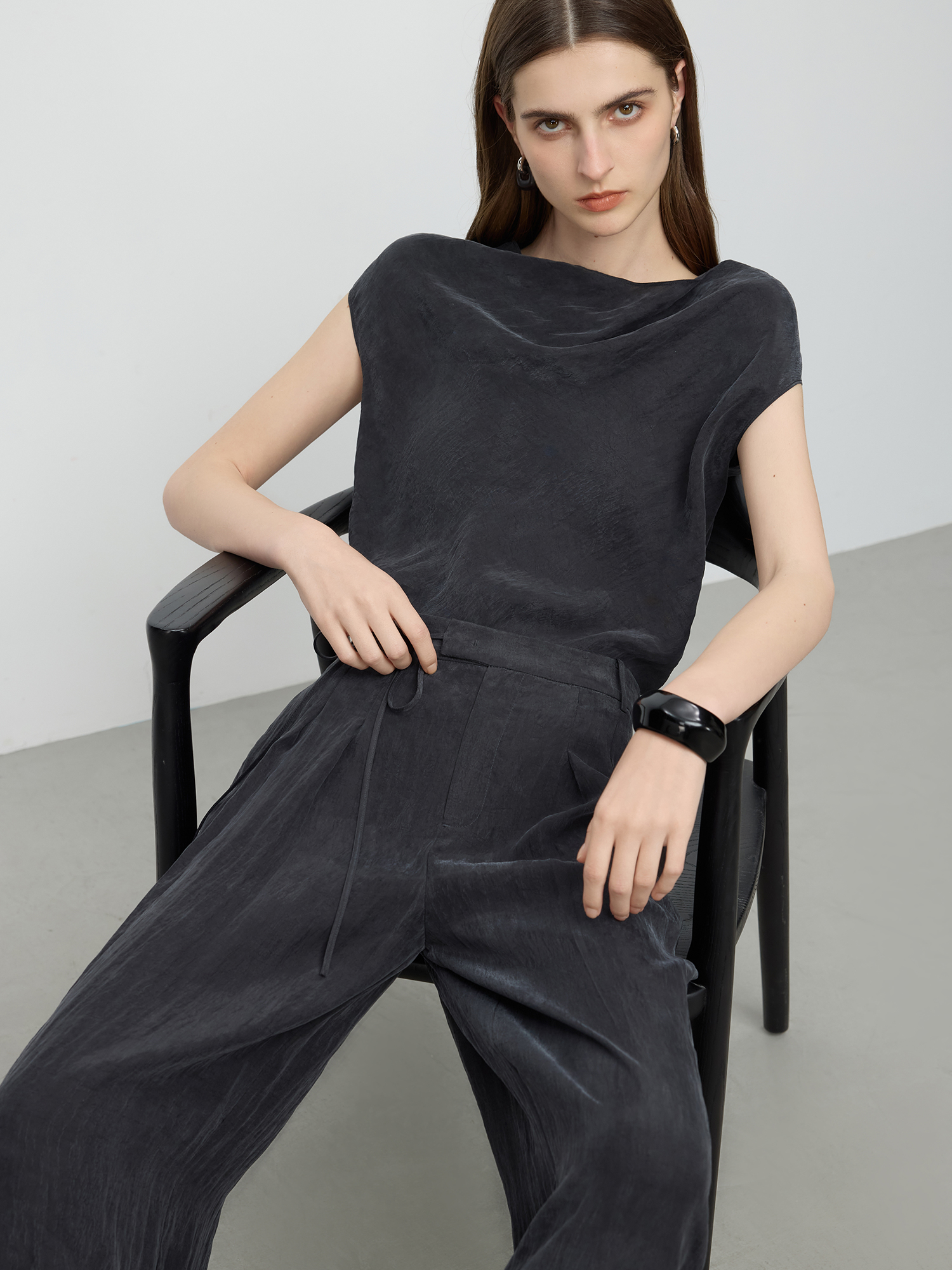FSLE 【Premium-serie】 Mouwloos  - Shirt Camp Collar recensie en prijs