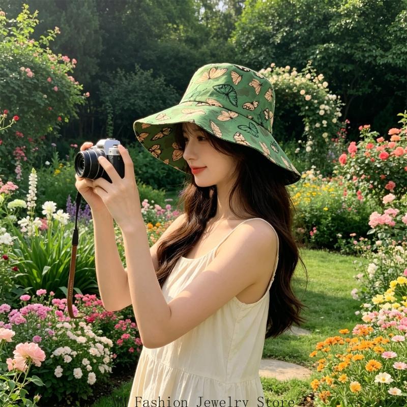 Groen bedrukte vissershoed, vi - Packable Hat Nylon recensie en prijs