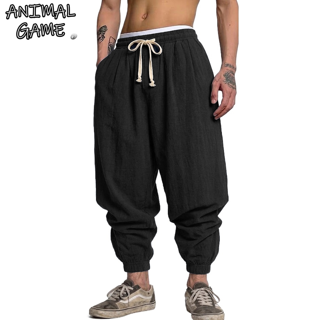 Koreaanse katoenen linnen broe - Short Linen Drawstring recensie en prijs