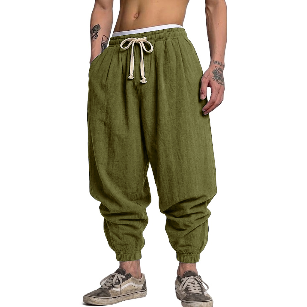 Koreaanse katoenen linnen broe - Short Linen Drawstring recensie en prijs