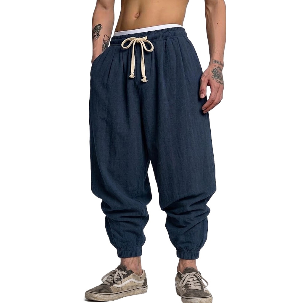 Koreaanse katoenen linnen broe - Short Linen Drawstring recensie en prijs