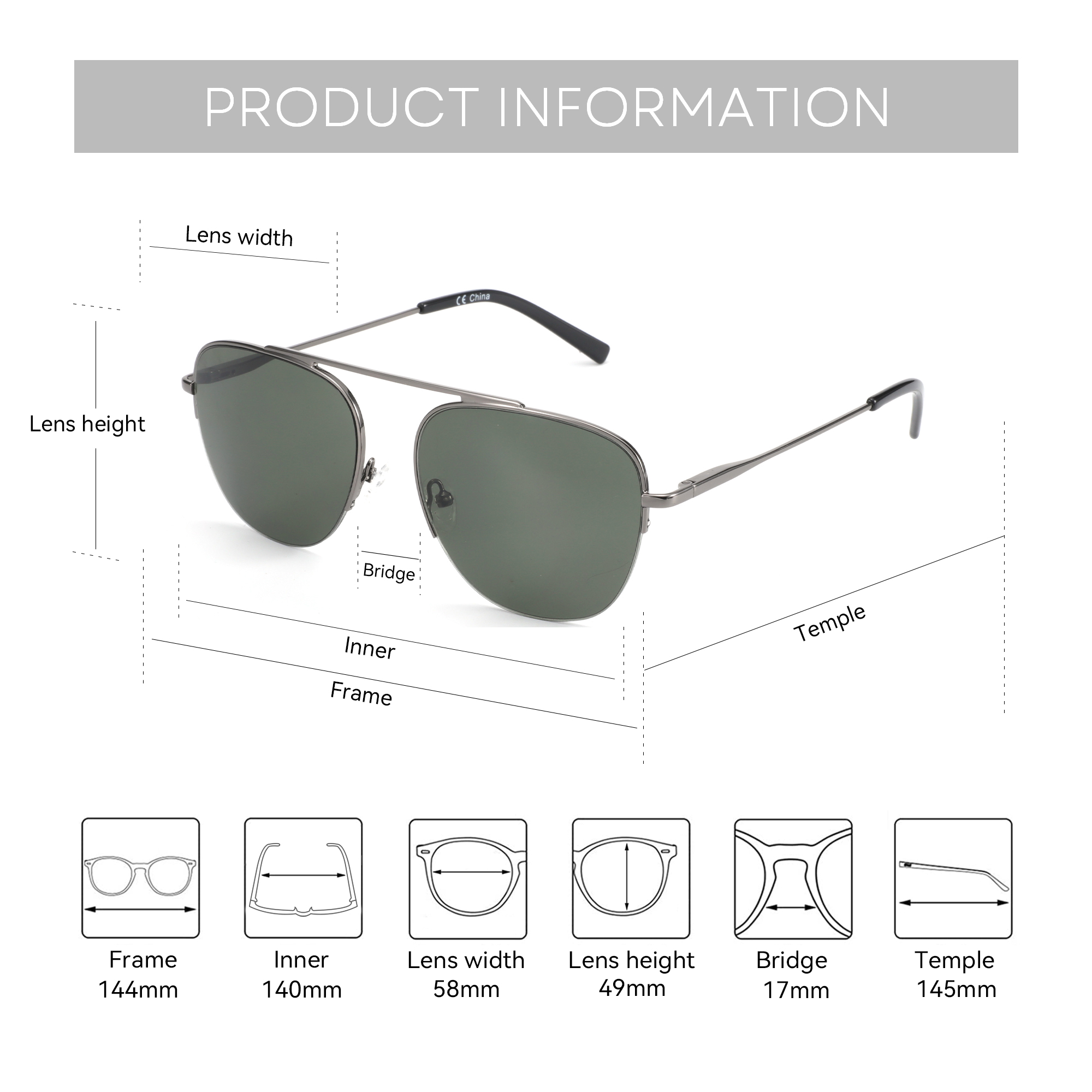 BLUEMOKY Mode gepolariseerde z - Sunglasses Aviator Polarized recensie en prijs