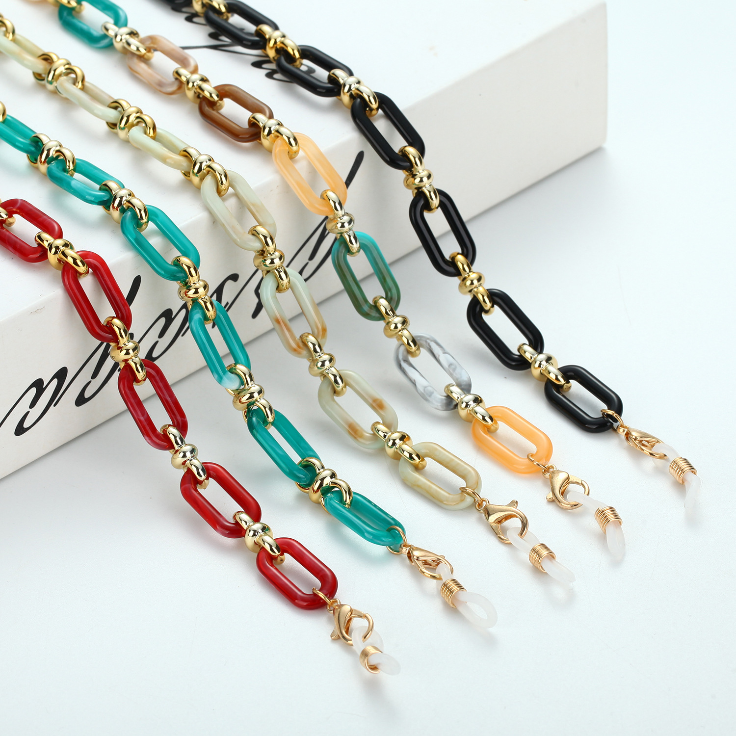 Amber acryl knoopketting brill - Sunglass Retainer Cord recensie en prijs